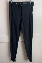 RVCA Black Soft Stretch Jogger Pants