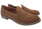 Indigo rd Heather slip-on flat loafers, medium brown fabric women’s Size 7.5M