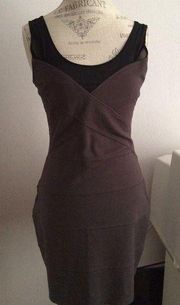 Express bodycon dress with mesh/sheer detail