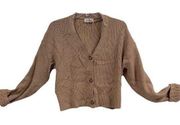 Listicle size large cardigan sweater with a V-neck and a button-down front NWT