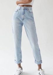 BDG Urban Outfitters Mom High Rise Light Wash Jeans