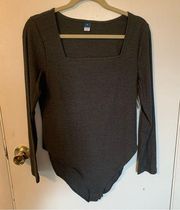 Old Navy Long Sleeve Square Neckline Bodysuit NWT