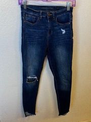 {SP Black Label} High rise skinny ankle jeans