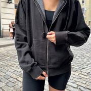 Brandy Melville christy hoodie - black