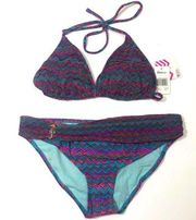 Raisins Triangle  tribal 2pieces bikini swimsuit Large