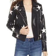 Olivaceous Star vegan leather  Jacket size large