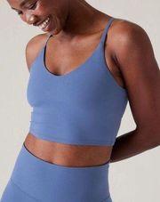 Revelation V Neck Crop Bra Size Small Blue