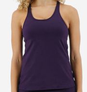 TYR Durafast Elite Medium Support Solid TAYLOR Tank Top - Deep Plum Medium 8 $50