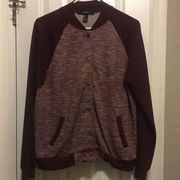 Forever 21  Maroon Jacket Size Large