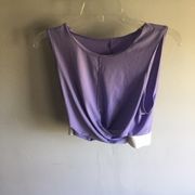 Fabletics Purple Cropped Athletic Tank