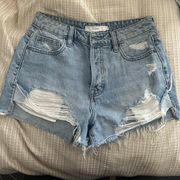 Hidden Jeans Ripped Jean Shorts