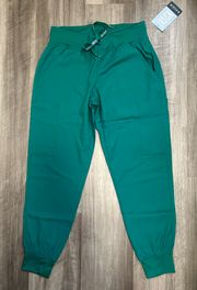 Med Couture Jogger Scrub Bottoms Hunter Green