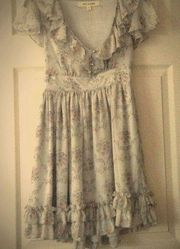 Steve Madden Floral Print Gray Dress!