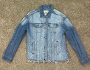 Distressed Jean Jacket