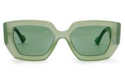 Pastel Sunglasses Green Marble