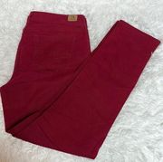 Jordache Red Jeans Sz14