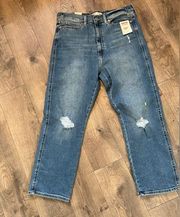 Levi Signature High Rise Straight Jeans Size 16 /W33 New