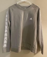 Adidas Gray  Crewneck Sweatshirt