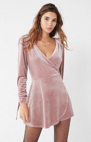 Pink Velvet Romper