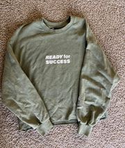 ZARA Cropped Sweatshirt