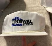 White And Blue Trucker Hat