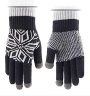 New in Package Womens ViGrace Snowflake Print Warm Cabin Gloves - OS