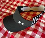 Under Armour black visor