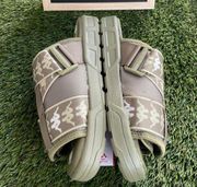 Olive Green Logo Slides Size 5