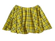 Clueless Yellow Plaid Skirt