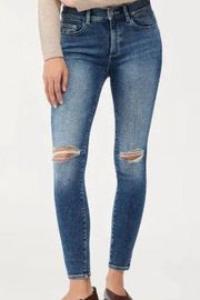 NWT DL1961 Florence Skinny High Rise Instasculpt Ankle Jean Mid Distressed