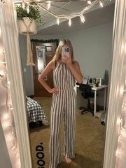 Striped Jumpsuit