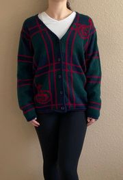 Vintage Knitted Cardigan Sweater