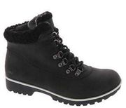 by Jambi Blue Creek Water Resistant Boots Faux Fur Side Zip Black 9.5 NEW