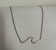 Silver Wave Necklace