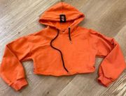 I.AM. GIA Cropped Hoodie in Orange