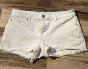 Velvet by graham and spencer white denim shorts