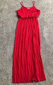 Mikey and Joey women’s extra large sleeveless red maxi dress