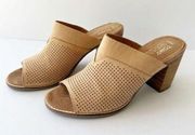 TOMS Majorca Women’s Size 8.5 Mules Sandstrom Nubuck Perforated