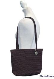 the SAK Brown Hand Crochet Tote Bag Purse