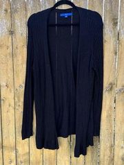 Apt. 9 Women’s Black Open Front Cardigan Sweater Sz XL