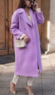 Lilac Wool Coat