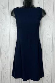 Amanda Smith navy blue classic dress size 6P