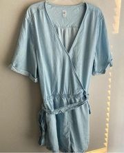 GAP Wrap Romper Light Bleached XXL