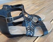 St. John’s Bay Dress Sandals Black Size 8.5