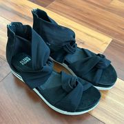 Eileen Fisher black sandals