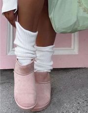 Juicy Couture blush pink ankle boots