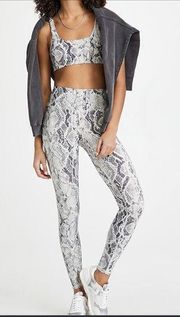 Alo Yoga  High Waisted Vapor Snakeskin Leggings | S