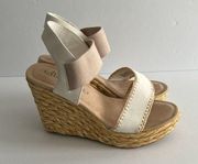 Altar’d State Elizabeth Wedges White New No Box Size 9