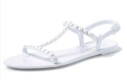 Rebecca Minkoff Sava Jelly Sandal in White