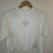 Reebok Crop Graphic T-Shirt. Sample.